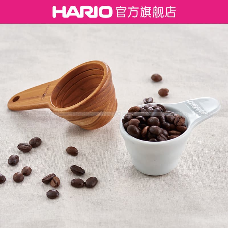 [Loja principal] Colher medidora de grãos de café HARIO Colher medidora de teca Colher medidora de café em pó Gram Colhe