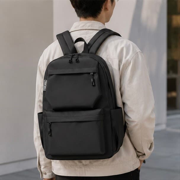 JAMI JAMI Mochila Notebook Escolar Executiva Masculina Feminina Bolsa Resistente Impermeável 1005