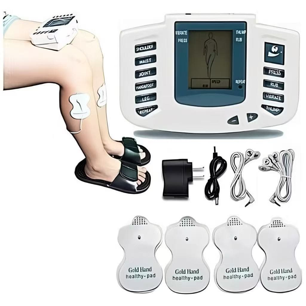 Aparelho Tens Fisioterapia Massageador Muscular Elétrico Para Dores Corpo Relaxamento