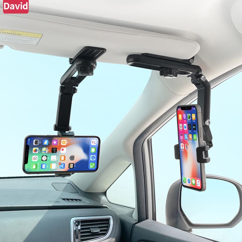 David navegação do carro suporte do telefone móvel viseira de sol do carro Universal Multi-função suporte condução fixo 