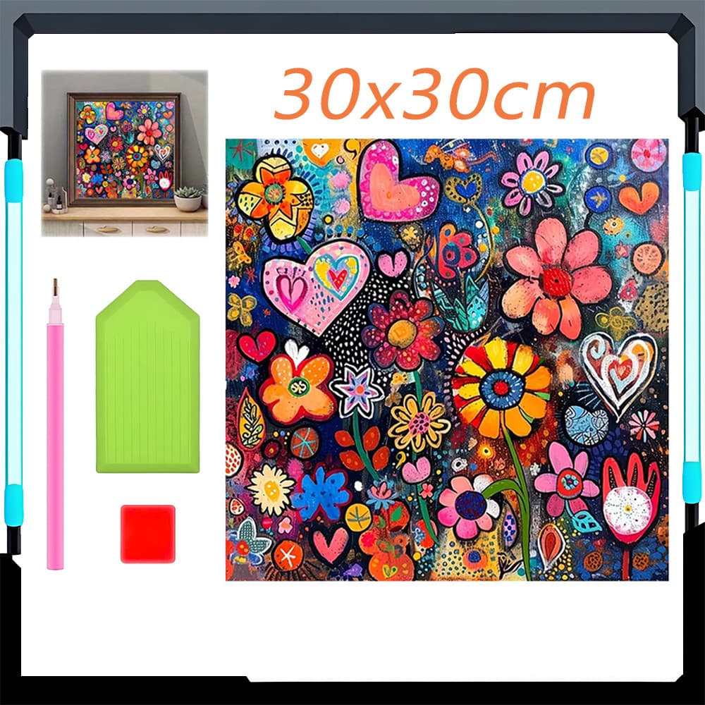 Pintura diamante quadrada 5D faça você mesmo pintura diamante