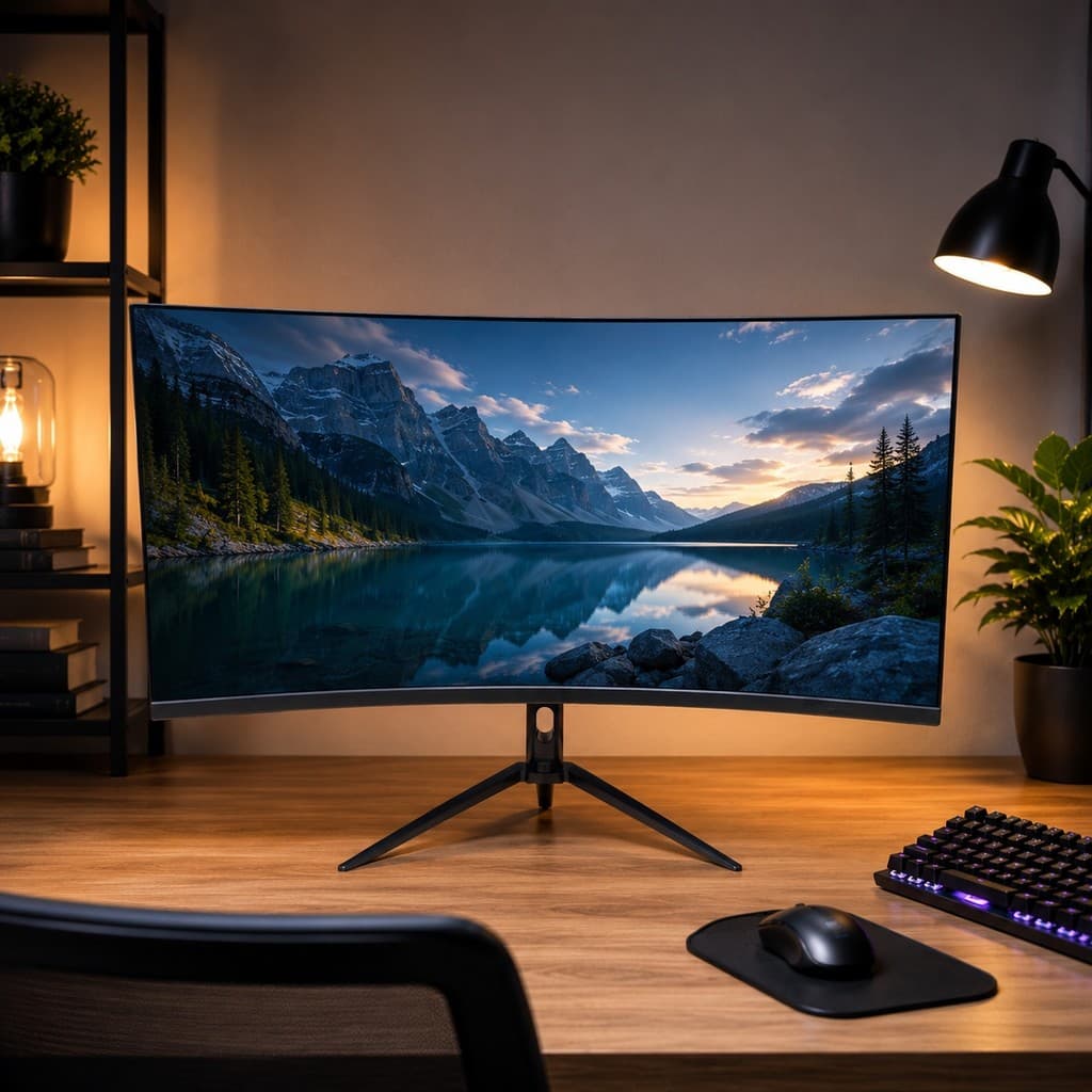 Monitor Curvo Gamer 34 Polegadas Ultrawide 165Hz 1ms WQHD DisplayPort HDMI DELTA-M3422AUC PRO
