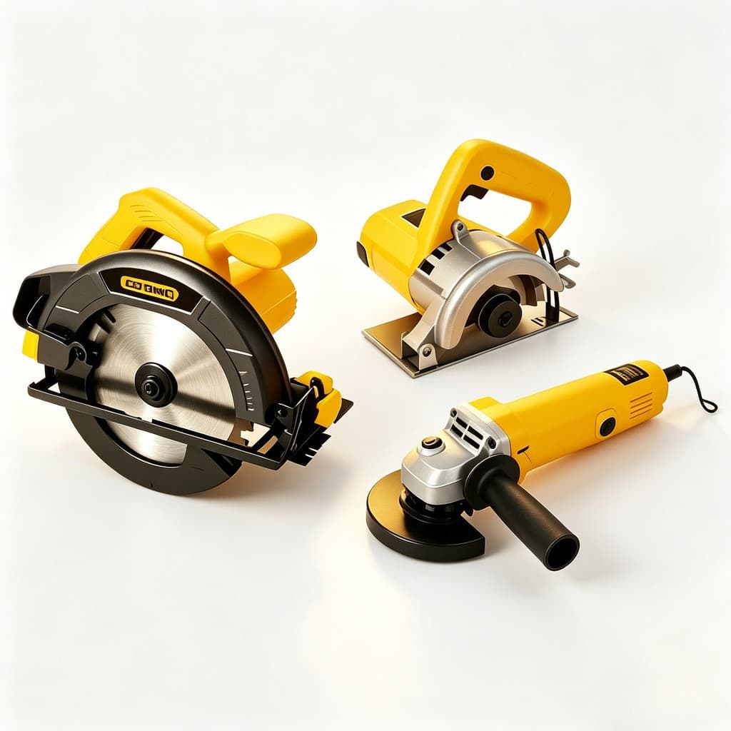 Serra Circular 110V 220V ou Kit Serra Mármore com Esmerilhadeira para Reforma