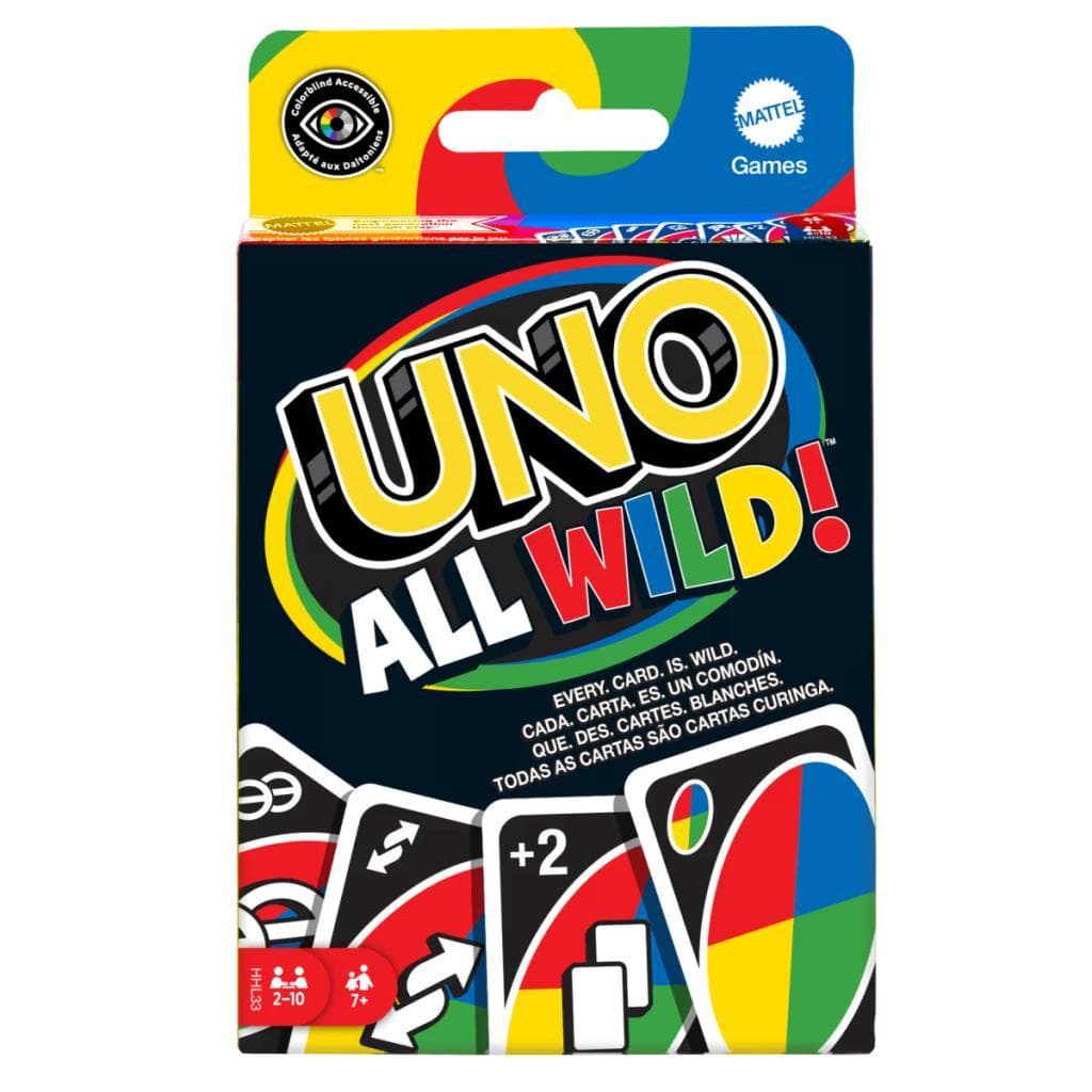 Uno All Wild Mattel Jogo Cartas Infantil Família Amigos