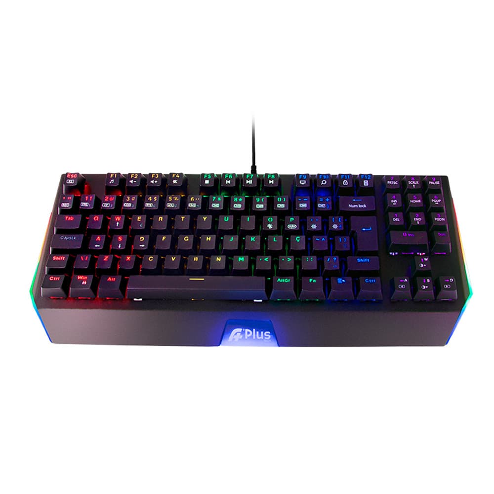 Teclado Gamer Mecânico Rainbow Mizu Switch Brown A+plus Tech
