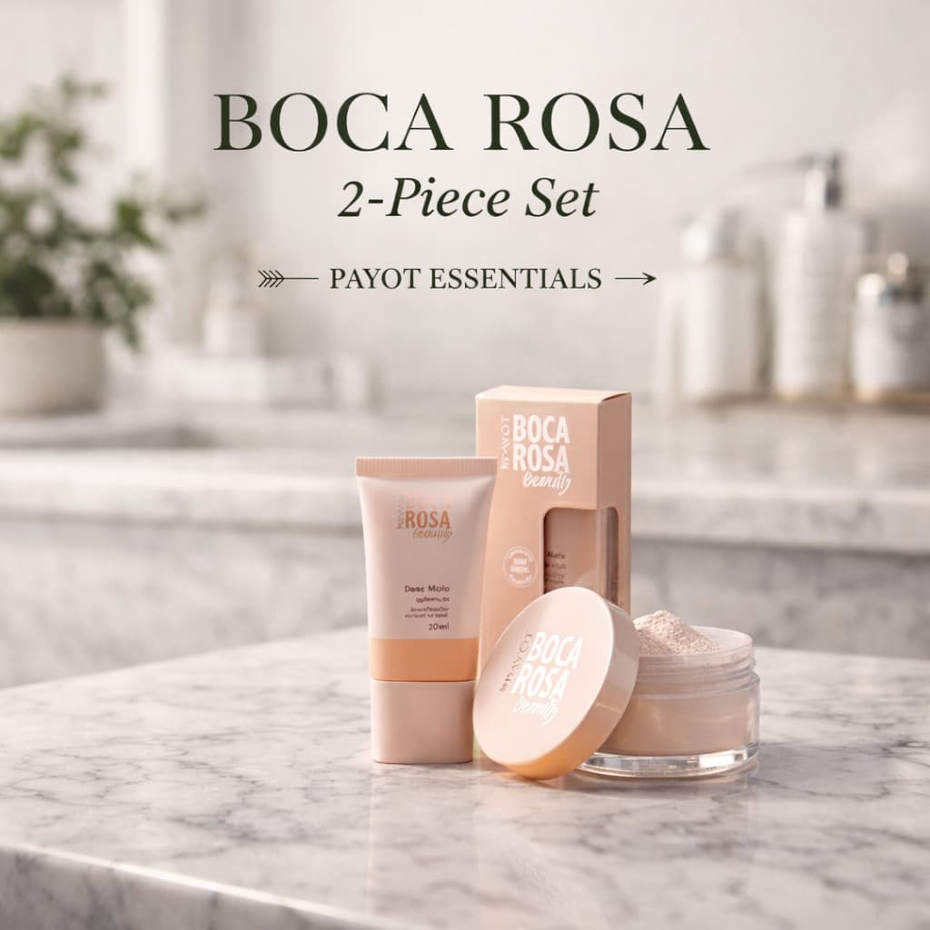 Kit2 Boca Rosa Beauty Base Líquida e Pó Solto Acabamento Natural