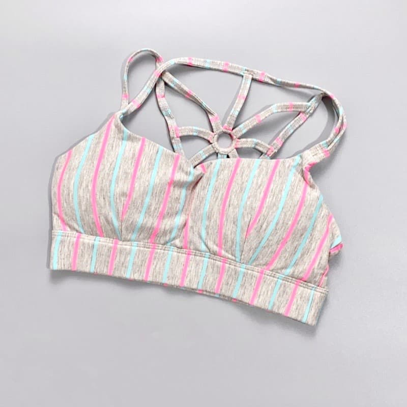 DDD Original única roupa interior esportiva feminina correndo à prova de choque de alta intensidade Fitness Yoga colete 