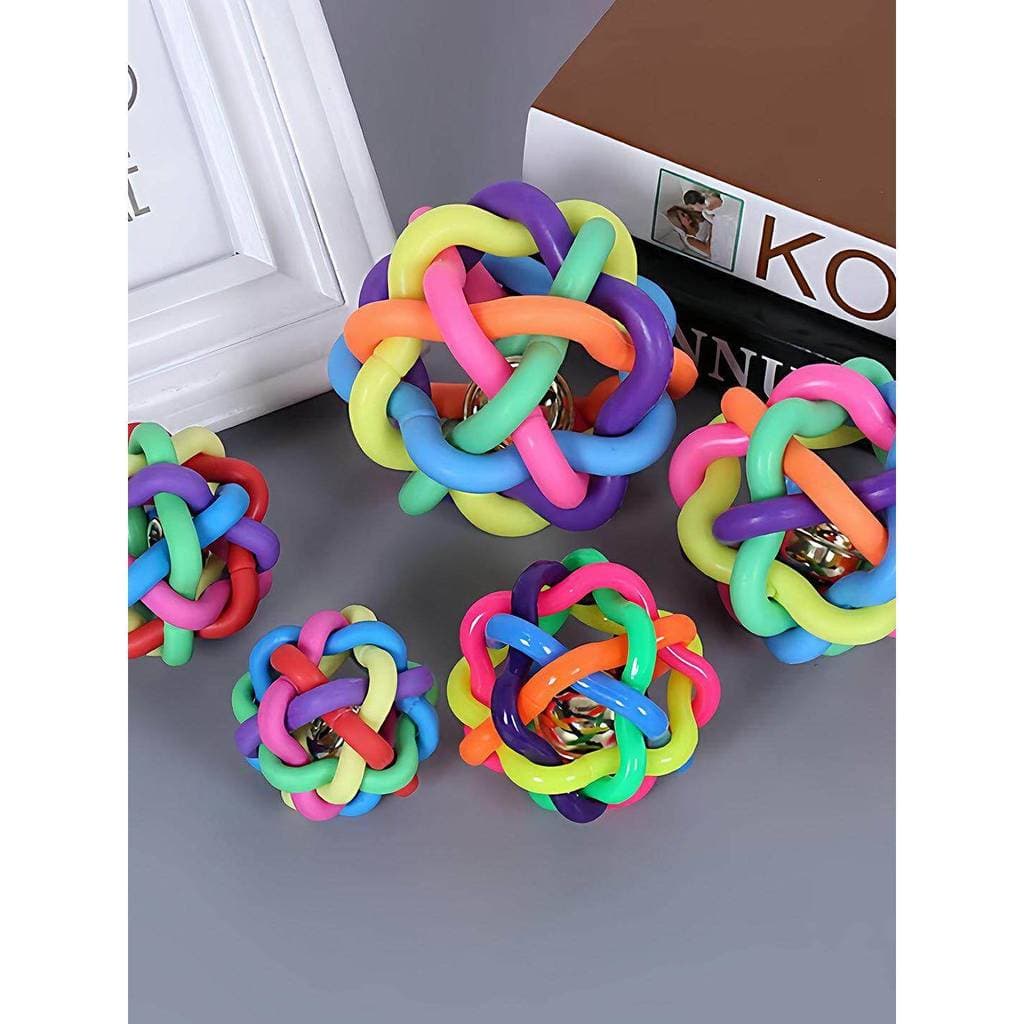 Filhote de cachorro Molar brinquedo cão gato sino cão bola brinquedo Pet Teddy filhote de cachorro pequena bola resisten