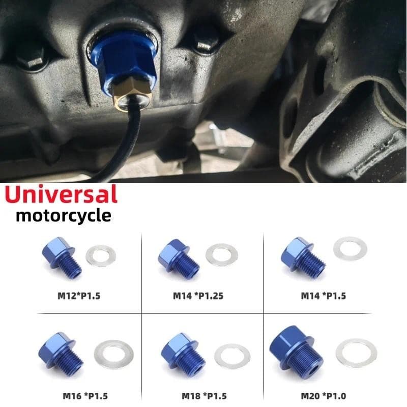 Sensor De Temperatura Do Óleo Da Motocicleta Para NMAX125 Universal Acessórios Moto Termômetro Interface Parafuso Substi