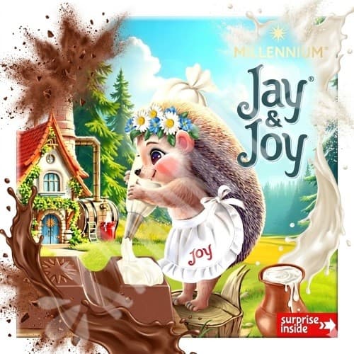 Chocolate Jay & Joy Millennium Kids Enjoy 45g - Importado Ucrânia