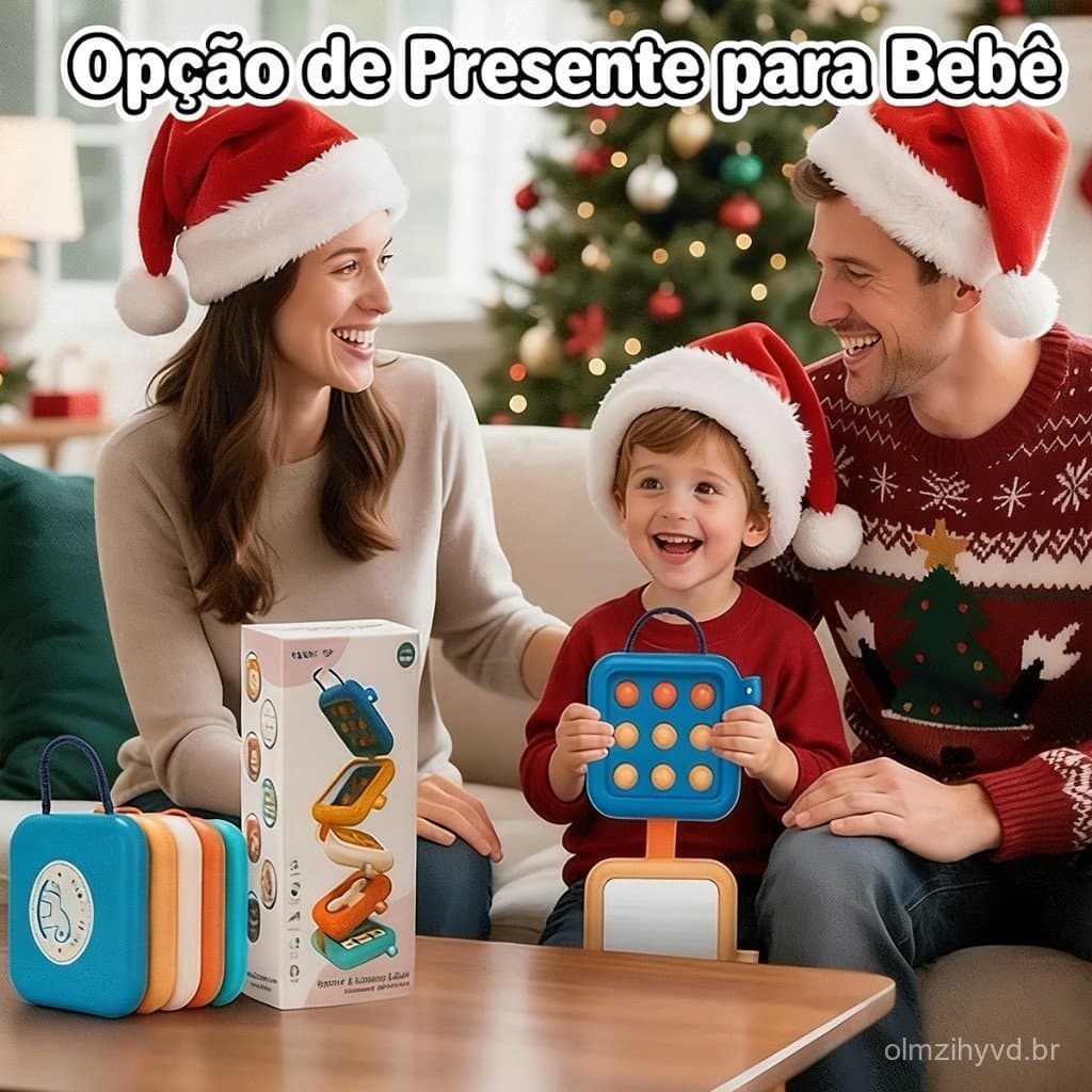 Brinquedos Educativos 8 em 1 para Meninos e Meninas, para Integração Sensorial, Brinquedos para Bebês de 2 Anos