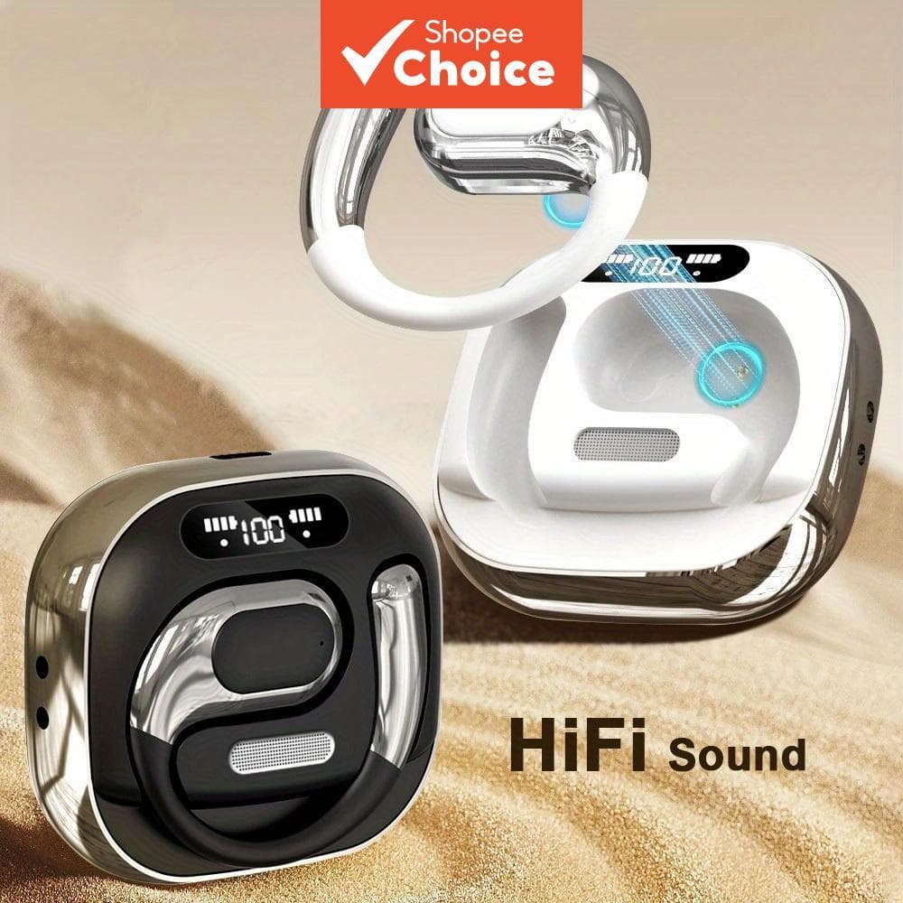Fones de ouvido Bnixry K02, conexão dupla de anfitrião, fones sem fio Bluetooth com cancelamento de ruído, fones para