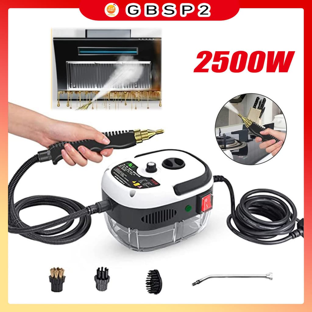 Limpador A Vapor Alta Pressao 2500W Portatil Vaporizador 110V 220V Para Casa Cozinha Carro Maquina