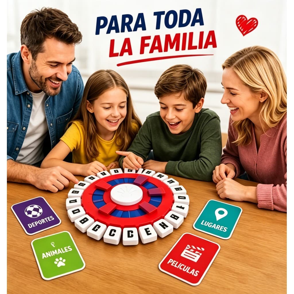 Jogo Tapple de Palavras Adedonha Moderno Divertido e Rápido para Família e Amigos em Português