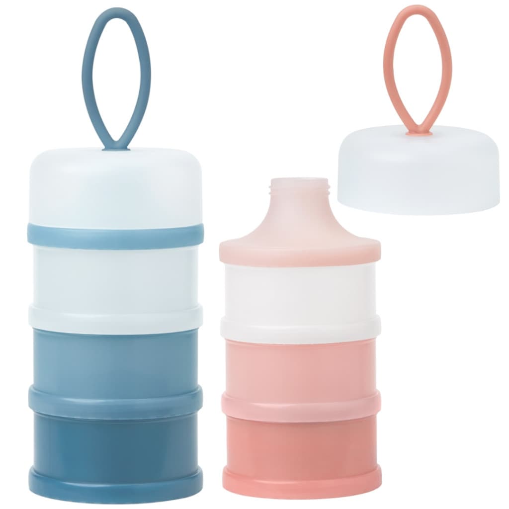 Potes Empilháveis Buba Armazenamento Comida Porta Leite Em Pó Infantil Bebê Papinha Lanchinhos 100ml