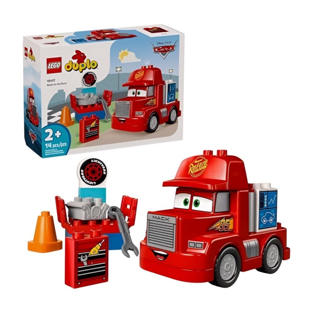 Blocos de Montar Duplo Mack na Corrida Disney 14 Peças Lego