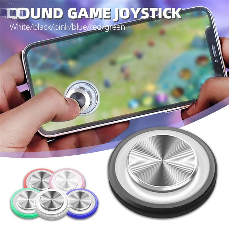 Controlador de jogos móvel adequado para tablets Android e iPhones, com botões de metal, prático para usar durante as re