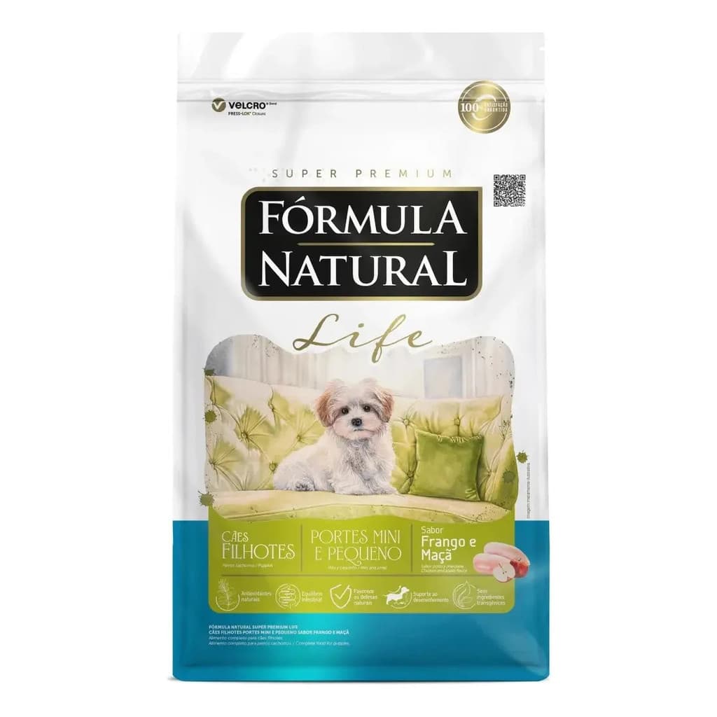 Ração Para Cães Formula Natural Life Cachorro Filhotes Mini Pequeno 1kg