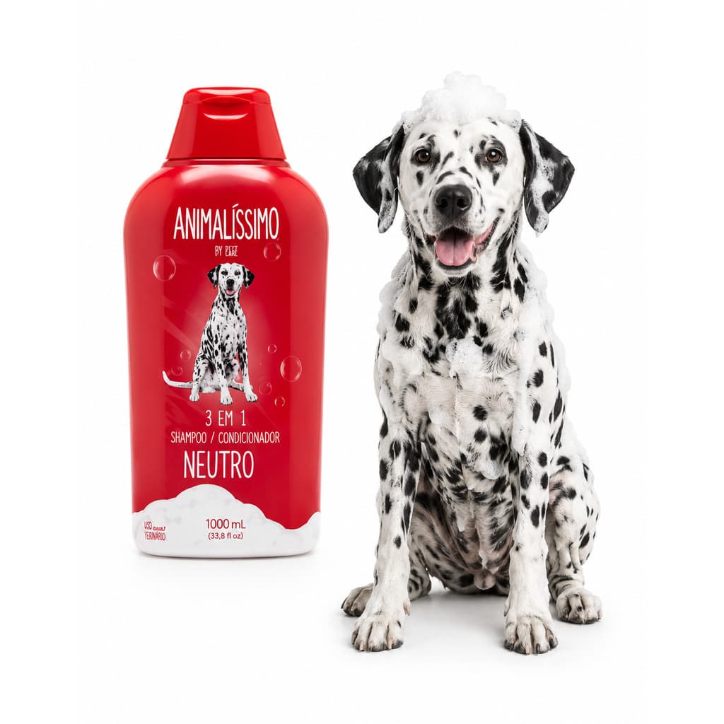 Shampoo Neutro Para Cães Premium Pet 500ml Animalissimo