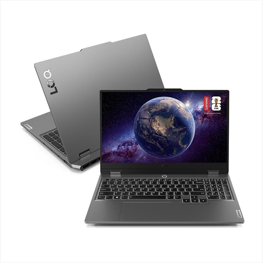 Notebook 15.6" Gamer Lenovo LOQ Intel Core i7-13650HX, RTX 3050 6GB GDDR6, Memória 16GB, 512GB NVMe, Windows 11