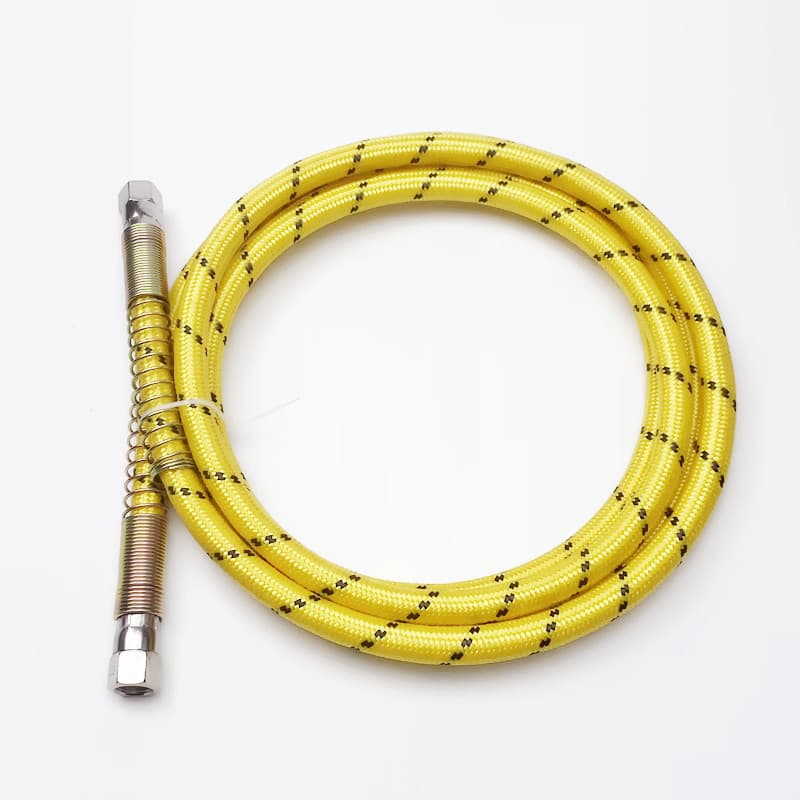 Caldeira de ferro negrito 3m tubo de alta pressão Industrial todos os acessórios de ferro a vapor amarelo 5m mangueira d