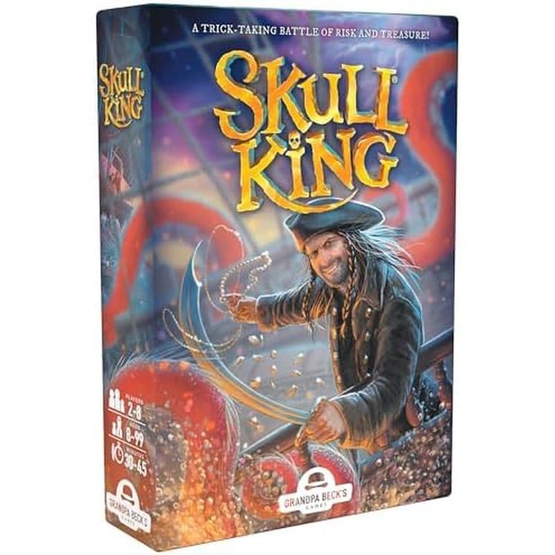 Jogos Do Vovô Beck Skull King-O Melhor Jogo De Cartas Para Tirar Truques De Pirata | Estratégia Amigos , Família , Noite