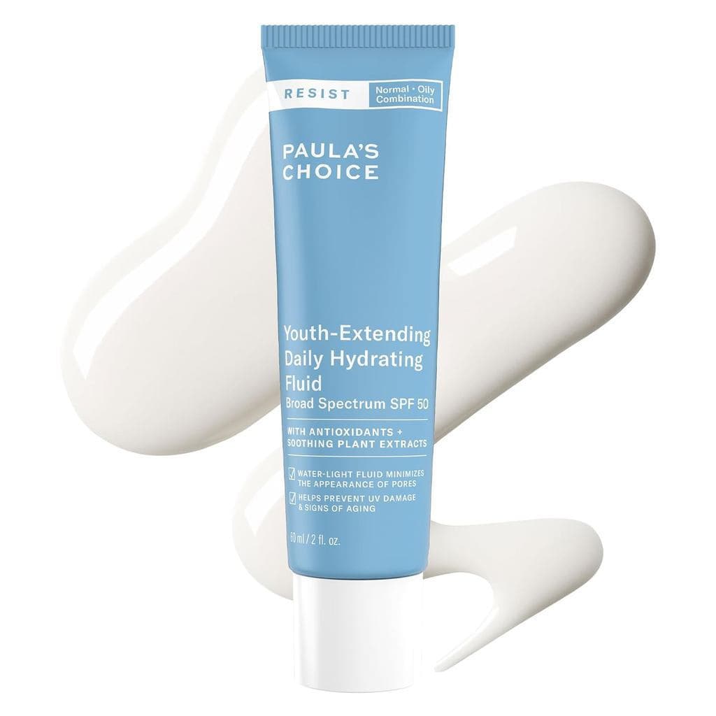 Paula's Choice RESIST Hidratante Facial Diário com Protetor Solar SPF50, Protetor Solar Facial para Oleosa, Camomil