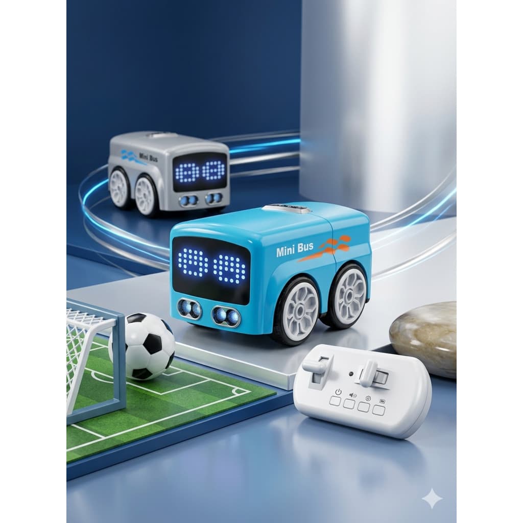 Ônibus Mágico Magic Bus Controle Remoto 4 Funções Brinquedo Inteligente Infantil Iterativo Carrinho