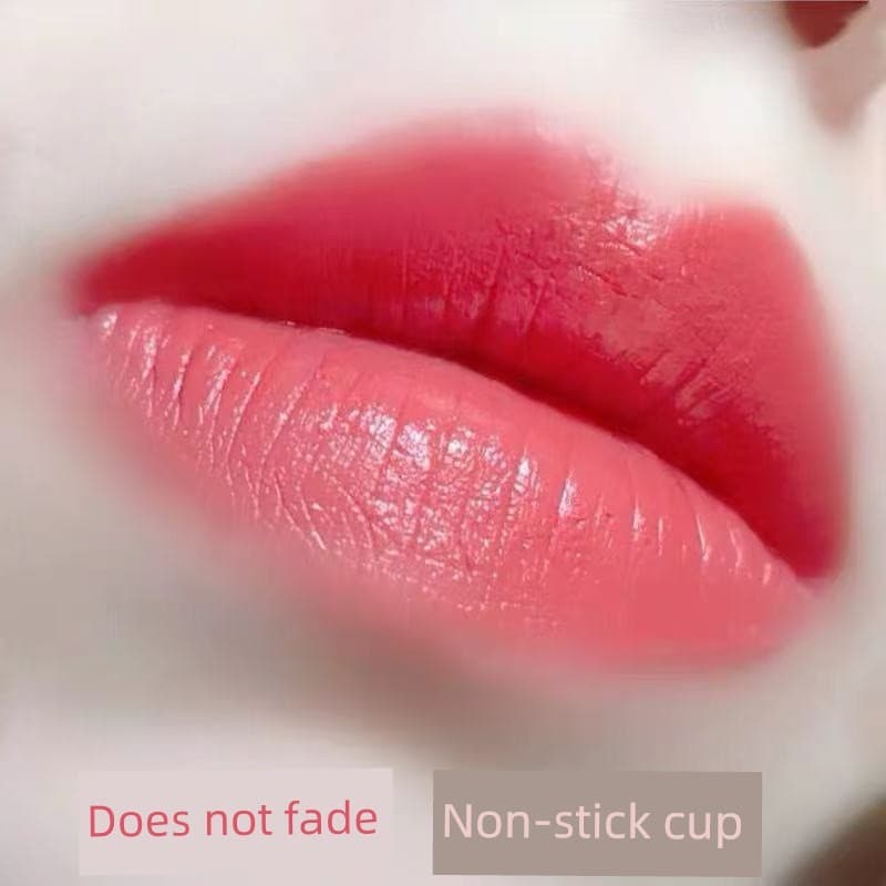 Batom matte à prova d'água Batom líquido Gloss labial volumoso Batom de marca grande, copo antiaderente, não desbota, de