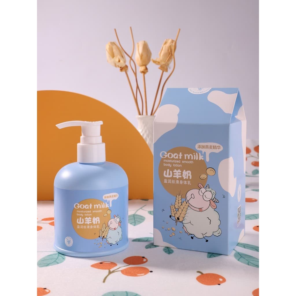 Yayunshi Leite de Cabra Plumping Hidratante Loção Corporal Sedosa Refrescante Hidratante Hidratante Homens Mulheres Corp