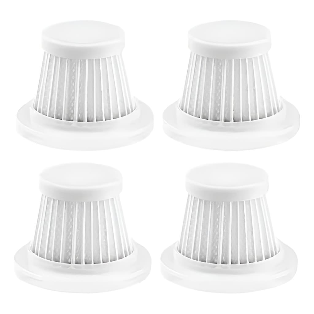Kit 04 Filtros c/ 5 cm de Largura p/ Mini Aspirador Portátil Lavável Compatível Diversos Modelo Hepa