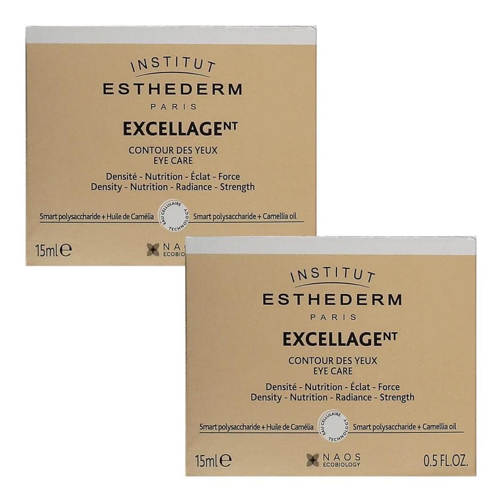 Kit Creme Anti-Idade Esthederm Excellage Eye Care Com 2 Unidades De 15ml Cada