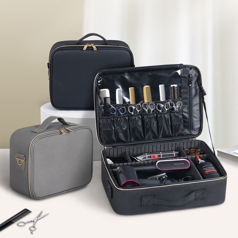 OBOX kit de ferramentas para cabeleireiro, caixa de ferramentas especial para corte de cabelo, multifuncional, grande ca