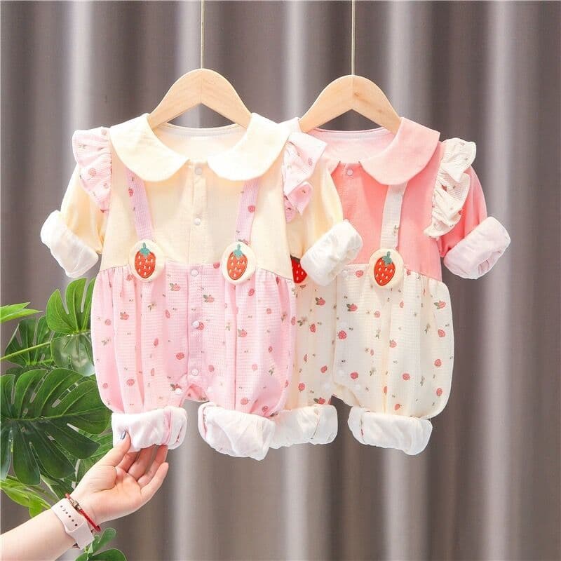 Bebê bebê roupas de outono bebê recém-nascido menina macacão manga longa mês cheio princesa cem dias Super bonito moda m