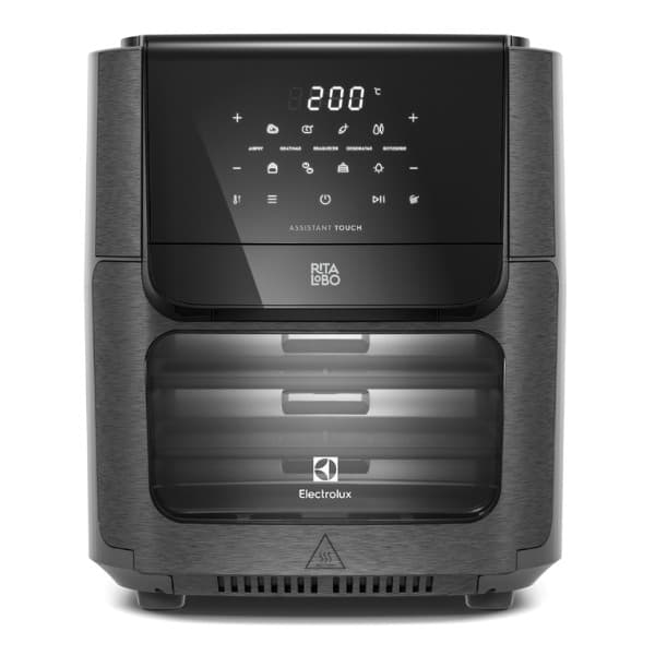 Air Fryer Oven Fritadeira sem Oleo Electrolux EAF85 Experience Rita Lobo 12L Digital Grafite 110v~127v