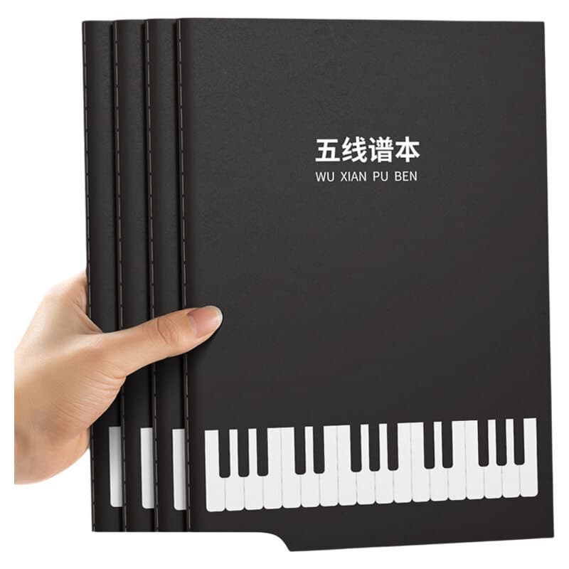 Pessoal Teoria Musical Notebook Música Notebook Piano Profissional Espaçamento Infantil Versão Padrão de Ampla Distância