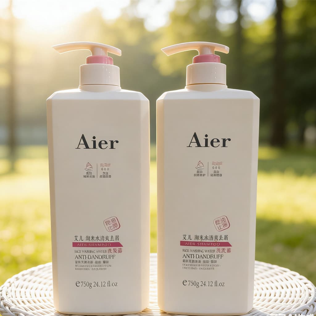 Aier Taomi água refrescante shampoo anticaspa controle de óleo anti-coceira hidratante suave pacote familiar 750ml shamp
