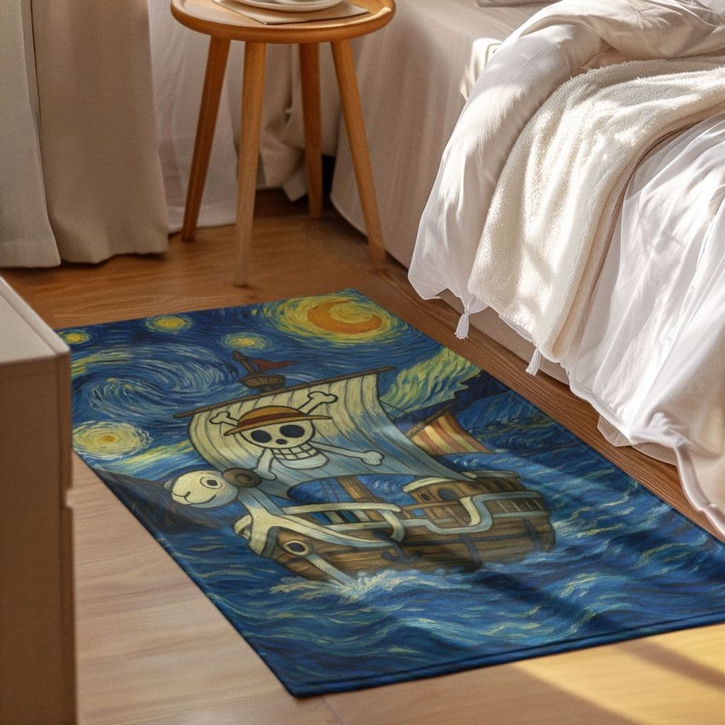 Tapete Sala Quarto Grande 118x70cm Decoração Antiderrapante Macio One Piece