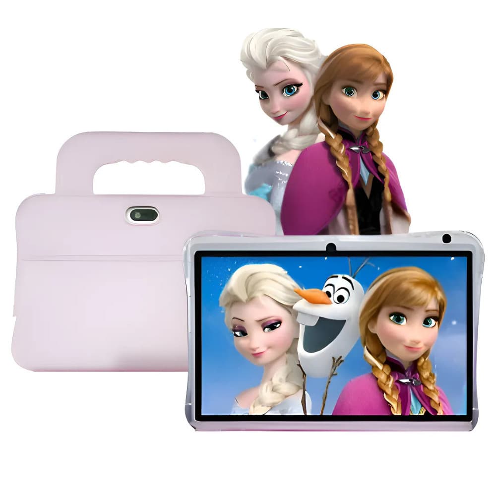 Tablet Infantil E16 Android Easytech 7'' Polegadas 64gb Memória 6gb RAM Wifi + Capinha Rosa