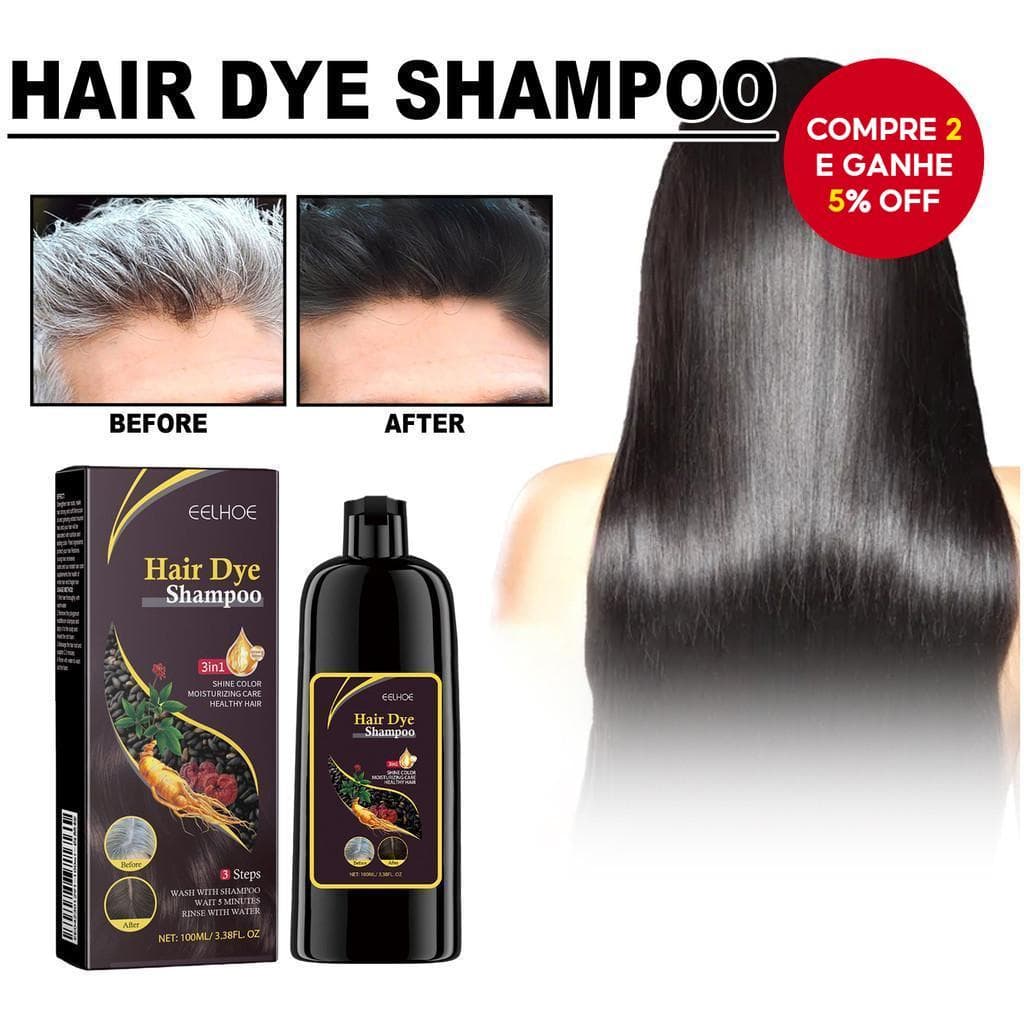 Shampoo Escurecedor de Cabelo com Extra Hidratante Profundo e Reparador 100ml