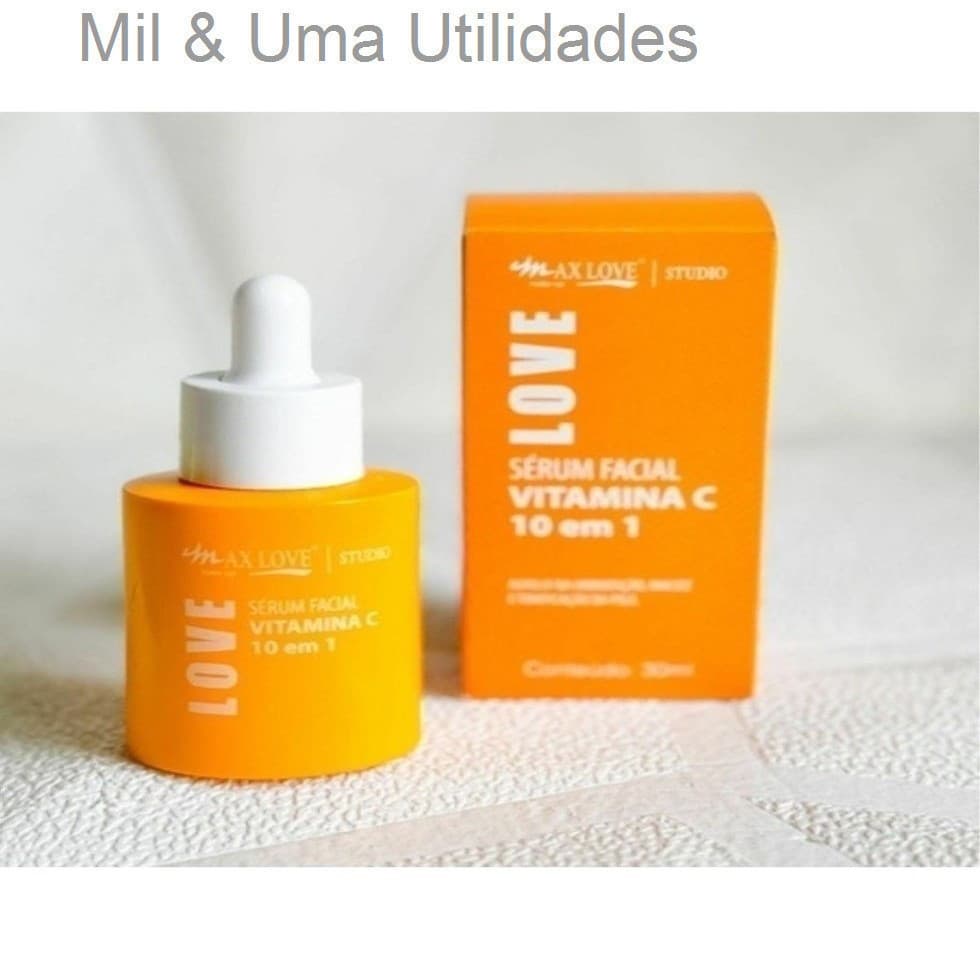✨ Sérum Facial Vitamina C 10 em 1 Max Love – Antioxidante, Clareador e HidratanteKQ43HKNP4UUX