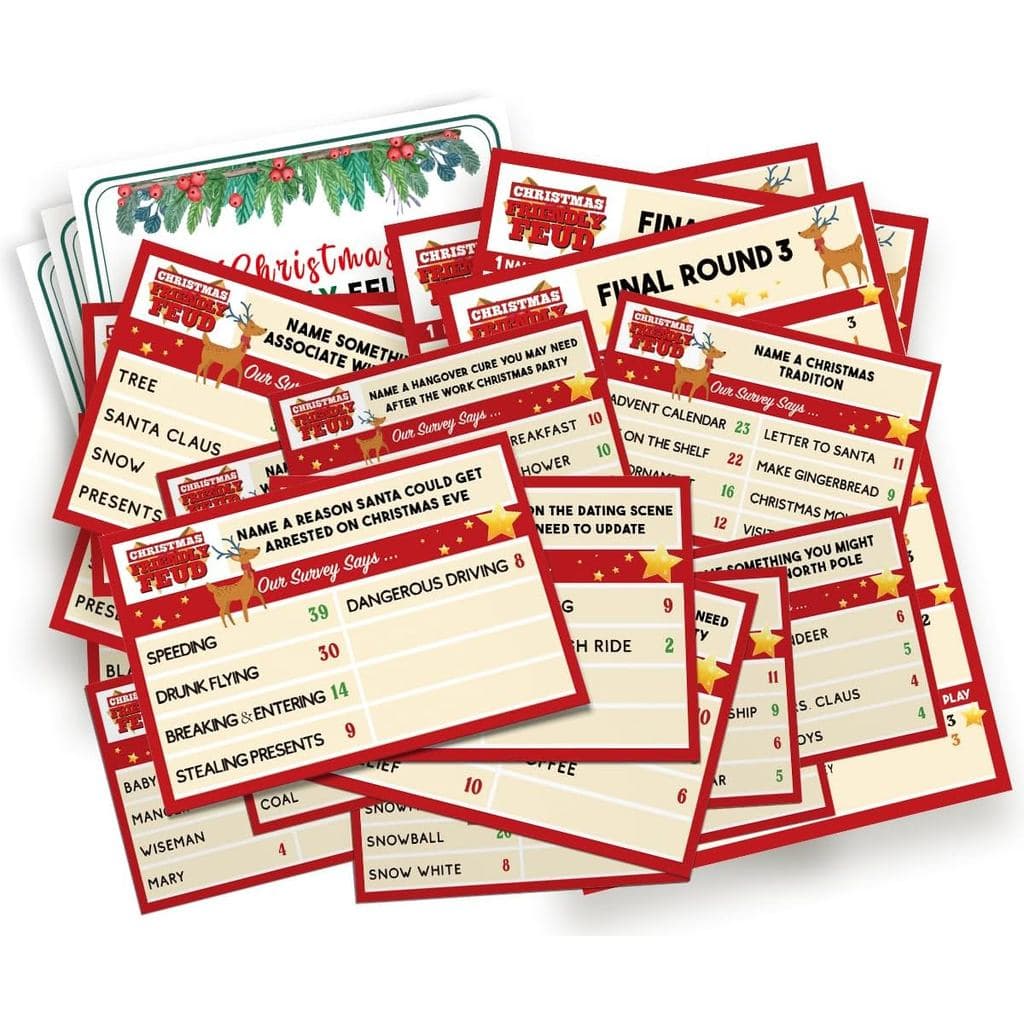 Jogo de Quiz de Natal, Jogo de Quiz Familiar, Noite de Jogos em Família, Quiz de Curiosidades, Jogo de Curiosidades de N