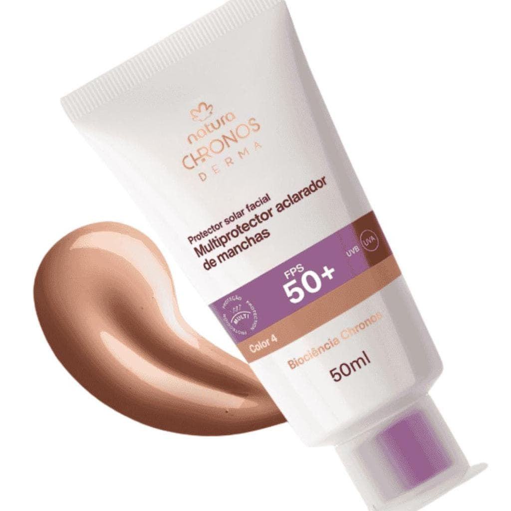 Protetor Multiclareador FPS 50+ Natura Chronos Derma 50ml
