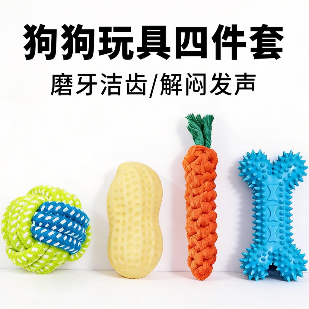 Brinquedo para cachorro Molar limpeza de dentes resistente à mordida corda nó goma de açúcar brinquedo alívio do tédio f