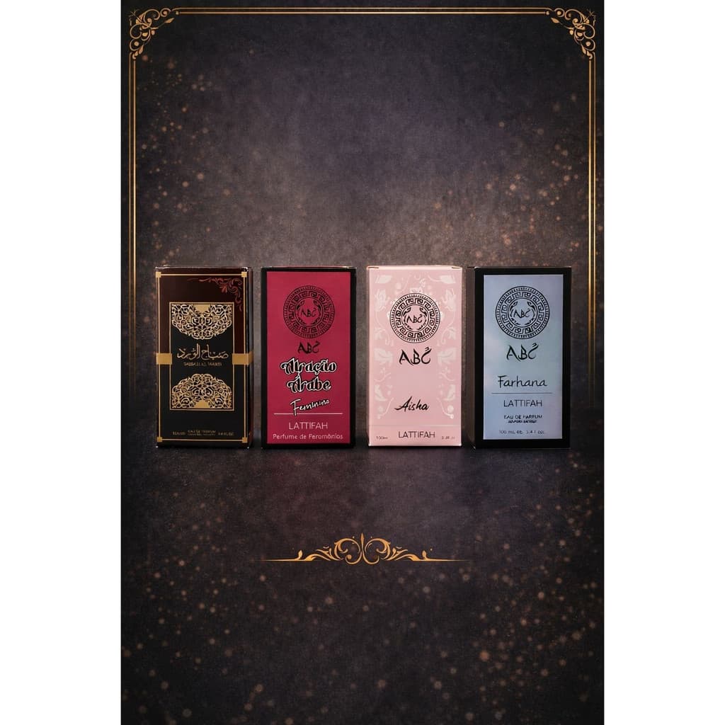 Kit 4 Perfume Árabe Feminino 100ml cada-Amadeirados Importados