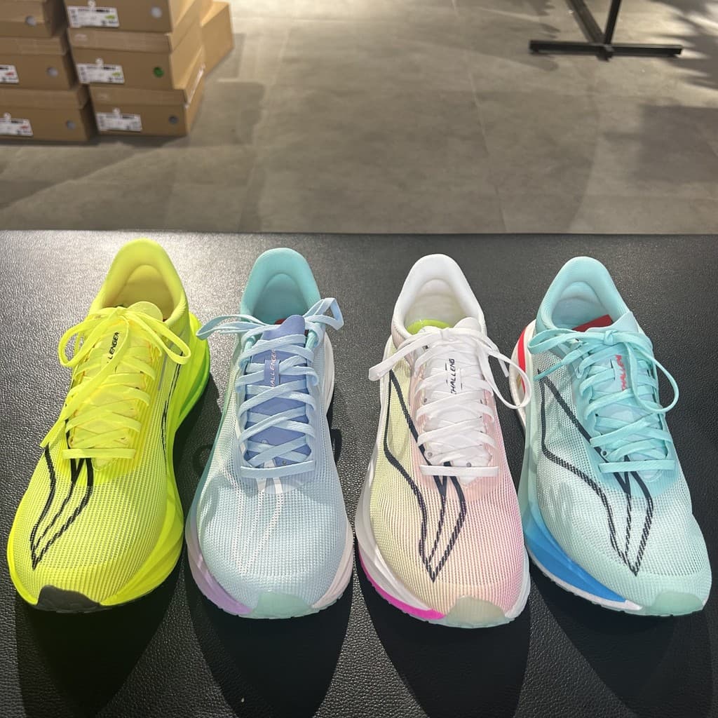 Tênis de corrida Li Ning Feidian 5C 2025 Novo estilo?Tênis de corrida esportivo masculino com placa de carbono de corrid