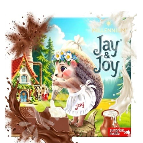 Chocolate Jay &amp; Joy Millennium Kids Enjoy 45g - Importado Ucrânia