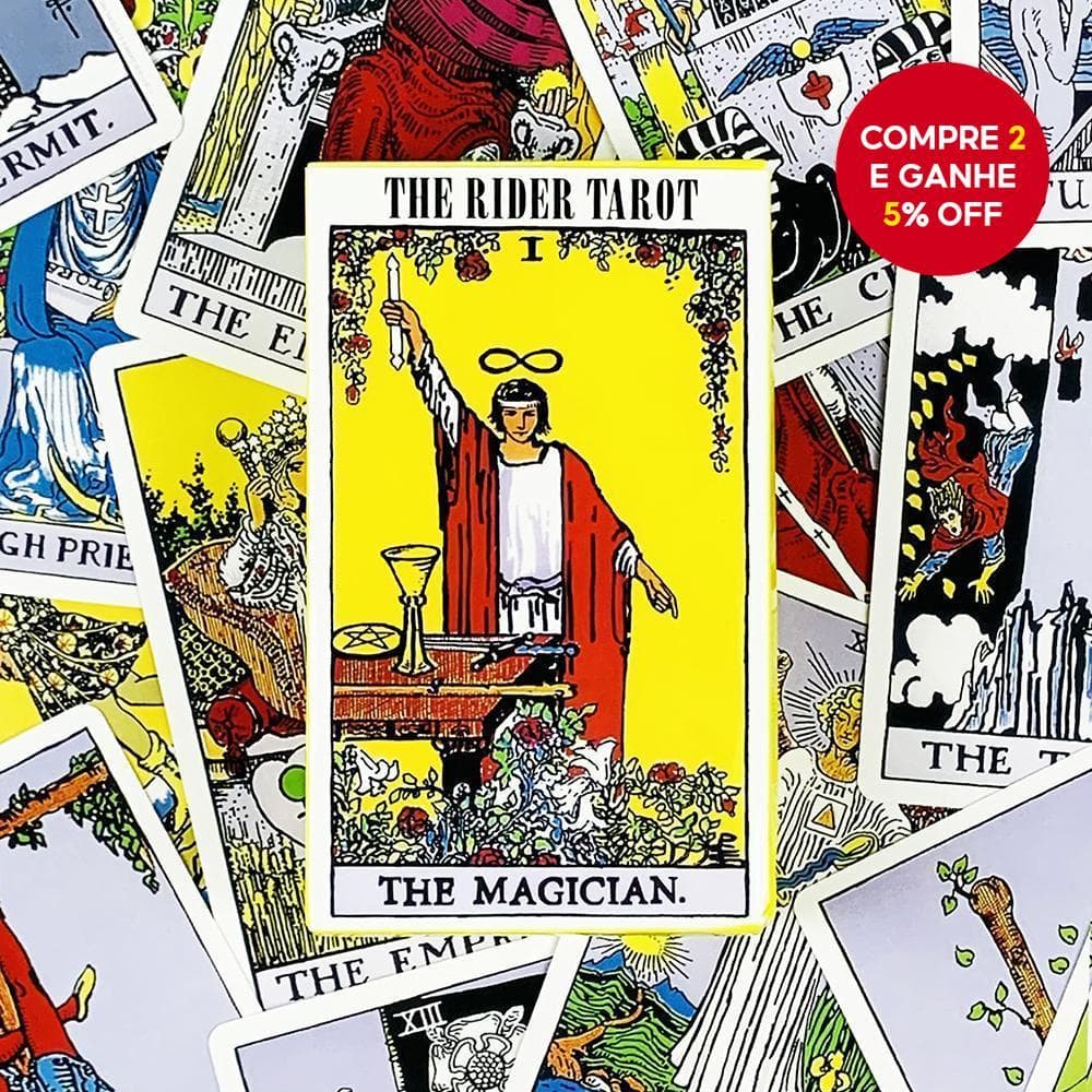 Tarô para Iniciantes - Baralho de 78 Cartas para Profecia e Divinação, Jogo de Tabuleiro para Família e Amigos.