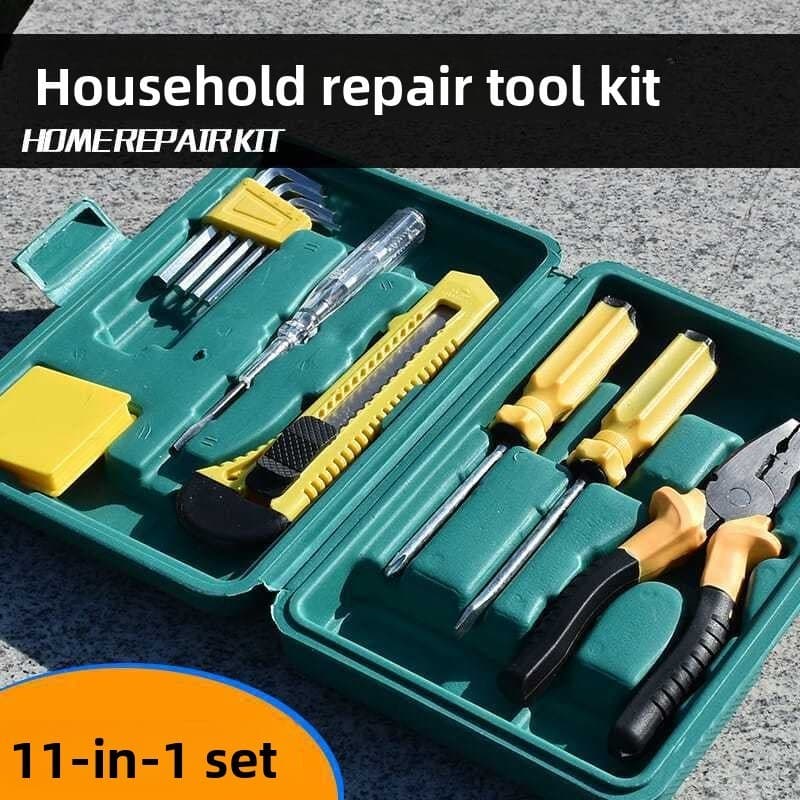 Ferramentas para motocicleta, kit de reparo de carro, caixa de ferramentas, combinação multifuncional, conjunto de 11 pe