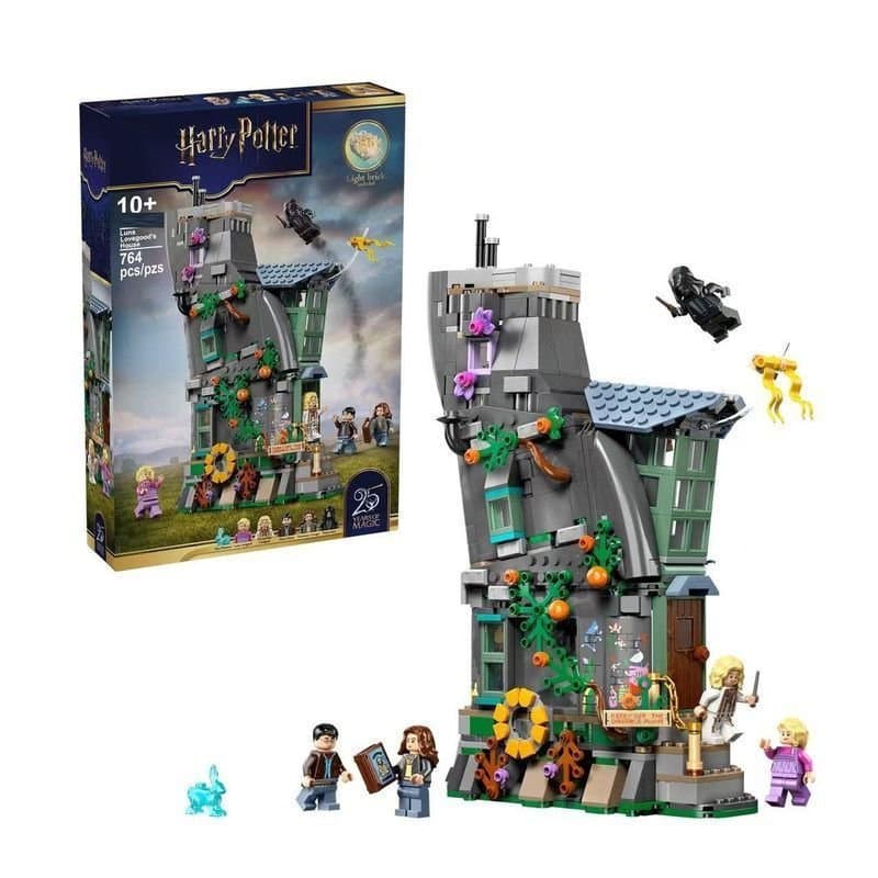 C9KG 764 Peças, Casa de Luna Love Goode, Série Harry Magic, Compatível com Lego, Brinquedo de Blocos de Montar para Cria
